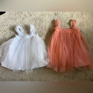 Amazon Kids Dresses Formal Set - White and Pink